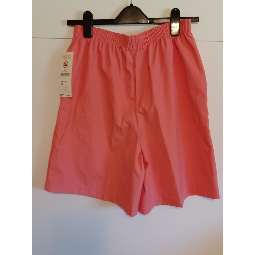Vintage Womens Koret Francisca Shorts Size 12 Petite Color Melon Made in USA - Picture 2 of 4